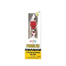 Erasable Gel Pen 3 Color Snoopy Peanuts OOLY Licensed Officially picture