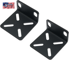 2Pcs Adjustable Rack Ears Rack Mount Kit for 17.3 Inch Wide Switches picture