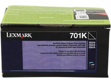 Lexmark 70C10K0 Return Program Toner Cartridge - Black picture