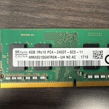 SK hynix 4GB DDR4 SO-DIMM PC4-2400T 260-Pin 1Rx16 RAM HMA851S6AFR6N-UH picture
