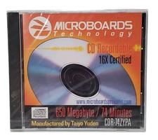 Microboards CD-R 650MB 74 Min 16X Taiyo Yuden CDR-74ZYPA picture