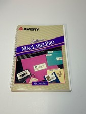 Avery - Mac Label Pro - Instruction Guide - 1991 Book Only picture
