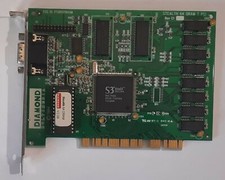 Diamond Stealth 64 DRAM T PCI Graphics Card (S3 Trio64, 86C764X, 2MB, Retro, 1995) picture