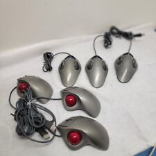 LOT OF 6 Logitech Trackman Marble USB T-BC21 & T BB18 Mouse's FOR PARTS picture