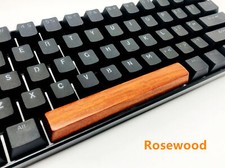 Wooden Spacebar Keycaps 6.25X Walnut Ebony Spacebar OEM for Mechanical Keyboard picture