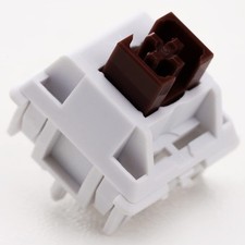 35 PCS WS Brown Mechanical Keyboard Switches 5 Pin Pre Lubed Tactile Gaming picture