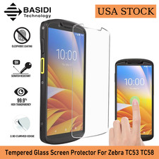 🔥New 9PCS Tempered Glass Screen Protector for Zebra Symbol TC53 TC58 US STOCK🔥 picture