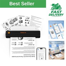 Rongta F11A Portable Thermal Printer Wireless Bluetooth - Inkless Monochrome picture