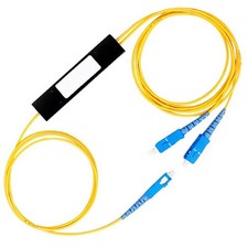 1X2 1 To 2 Fiber Optical Splitter Coupler Cable SC UPC FBT Signalmode Coupling picture