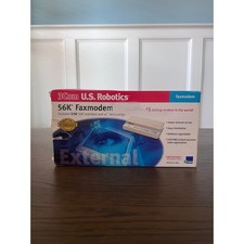 3Com US Robotics 56K Faxmodem External Model 5686 V90 x2 Technology picture