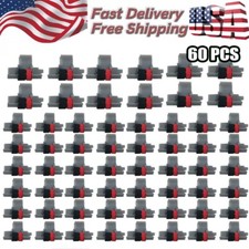 60pcs IR-40T Black And Red Calculator Ink-Rollers IR40T For Sharp Casio ...US picture