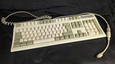 Vintage ATHENA 6512-TW DIN AT IT Layout Keyboard + Acer 1996 PC PS/2 Adapter picture