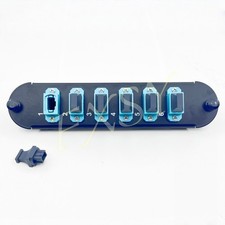 Fiber Optic Adapter Panel 6 MPO MTP Aqua OM3 OM4 Compatible CORNING CCH-CP72-E3 picture