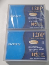 2 Cartridges Sony DGD 120P DDS-2  4GB  picture