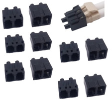 LC Duplex Dust Plug for Fiber Optic Cables DX SX LC Connector External Cover Cap picture