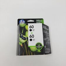 HP 60 Black Twin Pack Ink Cartridges EXP 08/18  picture