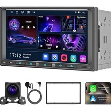 WENMENGDE 7inch Android Double DIN Car Stereo, Wireless CarPlay & Android Aut... picture