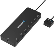 Sabrent Usb Type C Dual Kvm Switch With Power Delivery 4K 60Hz Dual Display picture