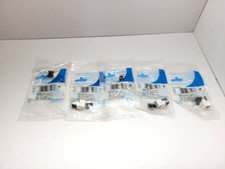 LEVITON 41106-RW6 Snap-In Jack 6P6C USOC Jack, White (LOT OF 5) picture