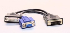 WYSE 920302-02L DVI-I Dual Link to DVI VGA Video Adapter Splitter Cable VXOL LE picture