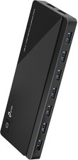 TP-Link Powered USB Hub 3.0 with 7 USB 3.0 Data Ports and 2 Smart Charging USB P picture