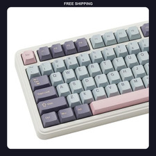 126-Key PBT Double-Shot Macaron Keycap Set Cherry Profile MX Switches picture