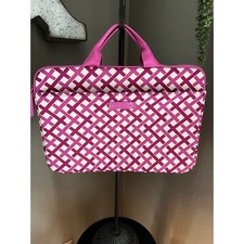 Vera Bradley Tablet Laptop Neoprene JULEP TULIP Pink Purple White Zipper Closure picture