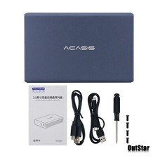 Acasis EC-7252 2 Bay HDD Enclosure Hard Drive Case for 12TB & 2.5