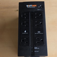 WattBox WB-OVRC-UPS-350-6 Desktop UPS 350VA 100W 120V 12A 6 Outlet Black picture