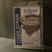 ~KByte~ 256 MB Memory Upgrade SDRAM 168 Pin PC 100 New Open Package picture