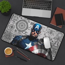 Marvel Captain America Desk Mat, Mouse Pad, Super Hero picture