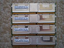 Lot of 4 SAMSUNG 1GB 2Rx8 PC2-5300F-555-11-B0 SERVER RAM BUFFERED M395T2953EZ4 picture