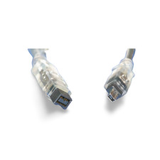 6ft 1394b FireWire 800/400 Cable 9 Pin to 4 Pin Long Tether - Silver picture