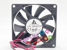 Delta AFB0824SHB 8015 DC24V 0.26A 8CM 2-Wire Inverter Cooling Fan picture
