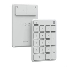 Microsoft Number Pad Numeric Keypad Glacier White Black Model 23O-00025 picture