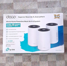 TP-LINK Deco PX50 Wi-Fi 6 AX3000 Dual-Band Powerline Mesh Router 3-Pack picture