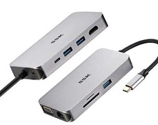 SSK SHU-C520 USB-C 10-in-1 Docking station PD Charge RJ45, 3 x USB 3.0, HDMI Hub picture