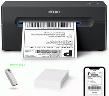 Bluetooth 4x6 Shipping Label Printer, Wireless, Android/iPhone/Windows, eBay/Ets picture