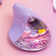 Pokemon Genuine Ditto Pikachu Bluetooth Vertical Mouse 2.4Ghz Wireless Mouse. picture