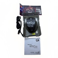 Redragon M908 Impact RGB MMO Wired Gaming Mouse 12400 DPI 12 Side Buttons Black picture