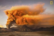 Landscape national geographic logo nature volcano Custom Gaming Mat Desk picture