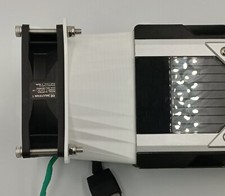 Nvidia Tesla P40 P100 V100 K80 M40 Blower Fan Adapter Kit - Fits 80 mm Fan picture