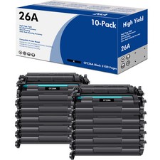 10x Black Toner Compatible With HP 26A CF226A LaserJet Pro MFP M426fdw M426 M402 picture