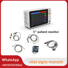 Portable Vital Signs  Patient Monitor ECG NIBP SpO2 Pulse rate 5 inch,NEW picture