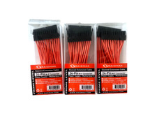 24-Pin M-F Power Supply-Motherboard Sleeved Extension Cable 9.8in *LOT OF 3* picture