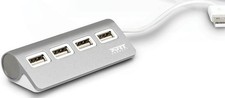 Port Designs 900120 Interface Hub USB 2.0 480 Mbps Grey, White ~E~ picture