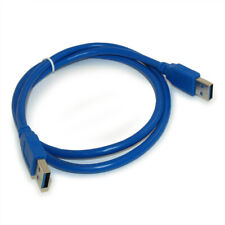 3ft USB 3.2 Gen 1 SUPERSPEED 5Gbps Type A Male to A Male Cable  BLUE picture