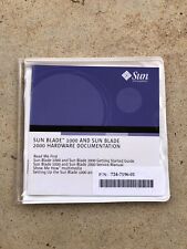 SUN Blade 1000 and 2000 Hardware Documentation CD - NEW -  picture