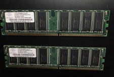 Two Nanya PC-3200U 512 MB DIMM 400 MHz DDR CL3 SDRAM Memory, Total: 1 GB picture