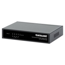 Intellinet Network Solutions 561082 68-Watt Poe-Powered 5-Port Gigabit Switch W picture